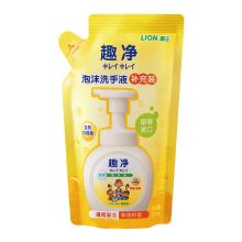 狮王 趣净泡沫洗手液(清爽抑菌)柠檬香200ml袋装 单位:瓶