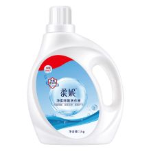 柔妮 1kg 柔妮净柔除菌洗衣液 白色（单位：瓶）
