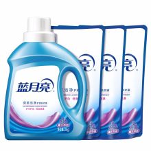 蓝月亮 深层洁净洗衣液10斤装 薰衣草香  2kg洁净+1kg洁净袋*3 单位：套
