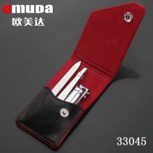 欧美达 33045 三件套 美容美甲个性指甲钳 不锈钢（单位：盒）