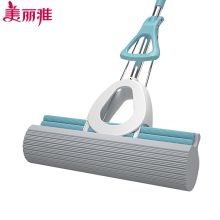 美丽雅 HC081666 双排滚轮免手洗胶棉拖把 灰色（单位：把）