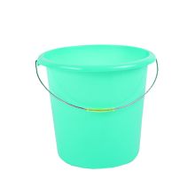 兰诗（LAUTEE）DA2161 多规格塑料水桶手提桶加厚水桶 口径36.5*高32cm约22升 5个装绿色 单位：组