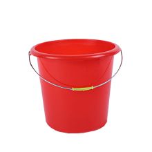 兰诗（LAUTEE）DA2161 塑料水桶手提桶加厚储水桶 口径36.5*高32cm约22升5 个装红色 单位：组