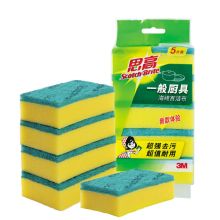 3M 15片/件 海绵擦厨房刷锅布洗碗布 海绵百洁布(单位：件）