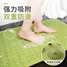 鑫腾飞 35*70cm 浴室PVC带吸盘垫子 防滑垫淋浴垫 深蓝色（单位：张）