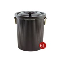 唐宗筷 C6596 带盖茶渣桶 7L 咖啡色 （单位：个）