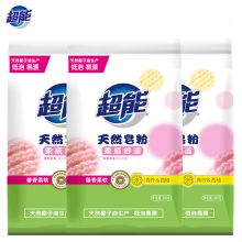 超能 洗衣粉天然皂粉 香味持久柔顺舒适 360g/袋 3袋/组（单位：组）