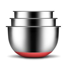 炊大皇 SLPTZ3A 304不锈钢盆筛三件套 白色（单位:套）