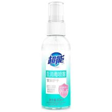 超能 免洗消毒喷雾甘油护手无香型 60ml 单位：瓶