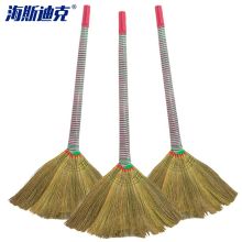 海斯迪克 HKQJ08 52cm手工凤尾草扫把 绿色(单位：个）