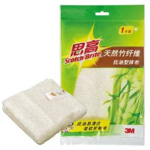 3M 天然竹纤维抗油型去油污抹布 1片装25*25cm 配色 单位：片