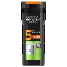 欧莱雅 男士去屑洗发露炭爽去油  400ml 单位：瓶