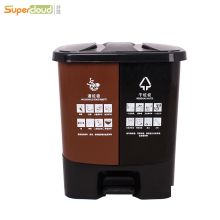 国产 SLJT40C 425*315*460mm 40L 户外双桶分类垃圾桶可回收垃圾桶（单位：个）