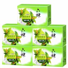 六神 清凉香皂 绿茶+甘草 125g 单位：块