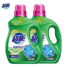 超能 植翠洗衣液 柔顺舒适+超柔顺液N1(拉绳）馨香依兰 3.5kg*2 单位：组