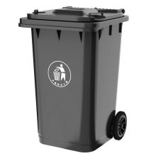 科力邦 KB1004 大号加厚240L商用塑料环卫垃圾桶 颜色随机（单位：个）
