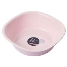 茶花 201001 家用加厚塑料圆盆 直径*高：34*10.4cm蓝色 (单位：个)