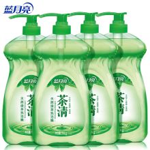 蓝月亮 茶清天然绿茶洗洁精 1kg*4 单位：组