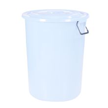 科力邦 KB3002 圆形收纳桶大容量水桶酒店厨房工业环卫物业垃圾桶有盖 60L 白色 单位：个