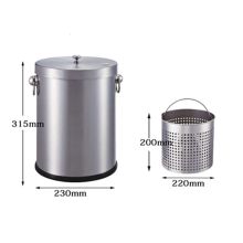 国产 JH-131B 315*230mm 不锈钢茶渣桶 (单位：件)