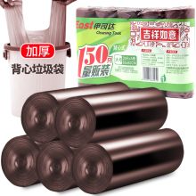 伊司达 背心垃圾袋 垃圾桶方便袋清洁袋大号增厚 垃圾分类 50cm*60cm*30只*5卷   (单位：包）