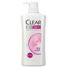 清扬  女生去屑洗发水清透水润型 500g  单位：瓶
