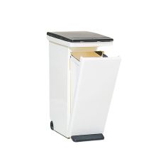 禧天龙 T-3328 垃圾桶 16L 白色 (单位:个)