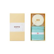 HOYO  长绒棉 洗护套装 （毛巾1条+海绵1块）YC 2件套