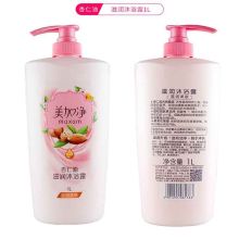 美加净 沐浴露组合装 绿茶清爽1L+杏仁油滋润1L  单位：组