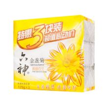 六神 除菌香皂特惠三块装金盏菊 125g*3 单位：组