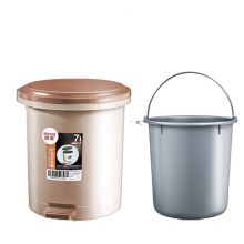 妙美 821 家用带盖脚踏垃圾桶  配色 （单位：件）
