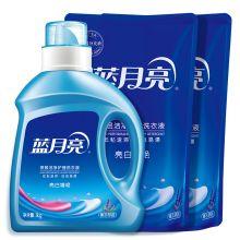蓝月亮 亮白增艳薰衣草香洗衣液套餐 1kg瓶+500g袋*2 单位：套