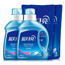 蓝月亮 洗衣液组合6斤装 自然亮白1kg*2+自然亮白袋500g*2 单位：套