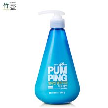 竹盐/LG 派缤按压式冰蓝薄荷 牙膏 YC 285g