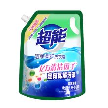 超能 洁净柔护洗衣液自然清香带出液口D  1.5kg+280g 单位：袋