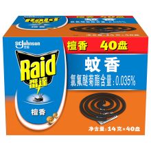 雷达 蚊香檀香 40盘 单位：盒