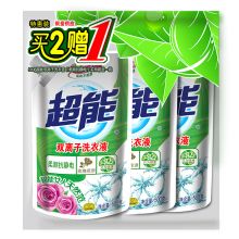 超能 500g 柔顺抗静电 双离子洗衣液（单位：袋）