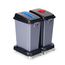 白云清洁 AF07333A 垃圾桶 3*60L 配色 (单位:个)