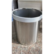 盛鑫 12L 塑料 办公室垃圾桶 银色（单位：个）