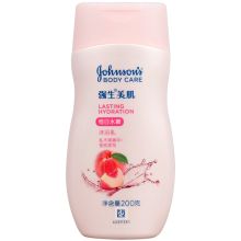 强生 美肌蜜桃香氛恒日水嫩沐浴乳200g 单位：瓶