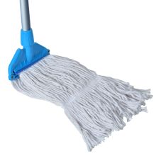 国产 30CM宽 铁耙拖布 干湿两用棉线铁耙拖布 蓝色 (单位：把)