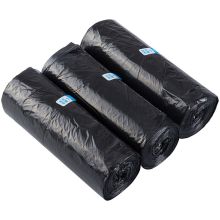 得力（deli） 9587 中号平底垃圾袋 45×50cm 3卷90只（单位：组） 黑色