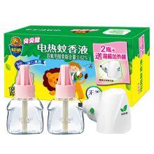 超威 贝贝健电热蚊香液无香加热器+120晚 直插加热器+40ml*2 （15盒/箱） 单位：盒