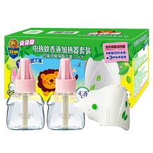 超威 贝贝健电热蚊香液套装无香90晚定时调量 加热器+30ml*2 （20盒/箱） 单位：盒