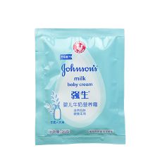 强生/Johnson 婴儿牛奶营养霜袋装 面霜 YC 25g