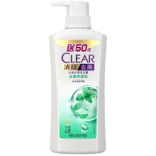 清扬/CLEAR  头皮护理 冰爽净透型 洗发露  去屑 YC 450G