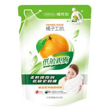 橘子工坊 天然浓缩洗衣精补充包亲肤精华 1500ml 单位：袋