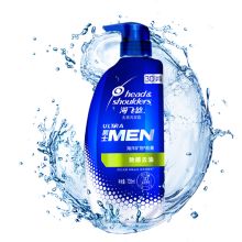 海飞丝 男士去屑洗发露净爽劲感去油 730ml 单位：瓶