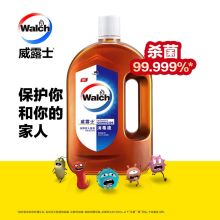 威露士/Walch 家用消毒液 ^ 手 衣物地板玩具宠物用品等多用途可用 1L/瓶