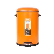 美丽雅 HC065369 静美垃圾桶 8L（计价单位：个）橙色